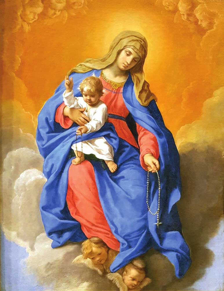 Our Lady of the Rosary with Child